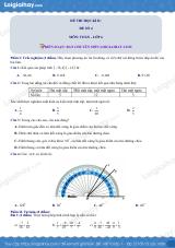 Đề thi học kì 2 Toán 6 - Đề số 4 - Chân trời sáng tạo